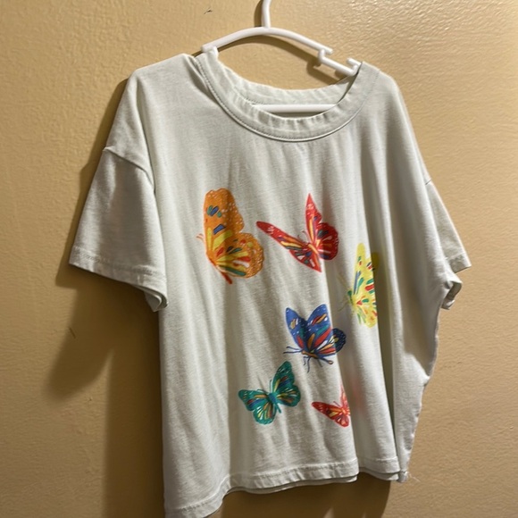 Cloud Chaser Other - Chaser Colorful Butterfly Graphic T-Shirt